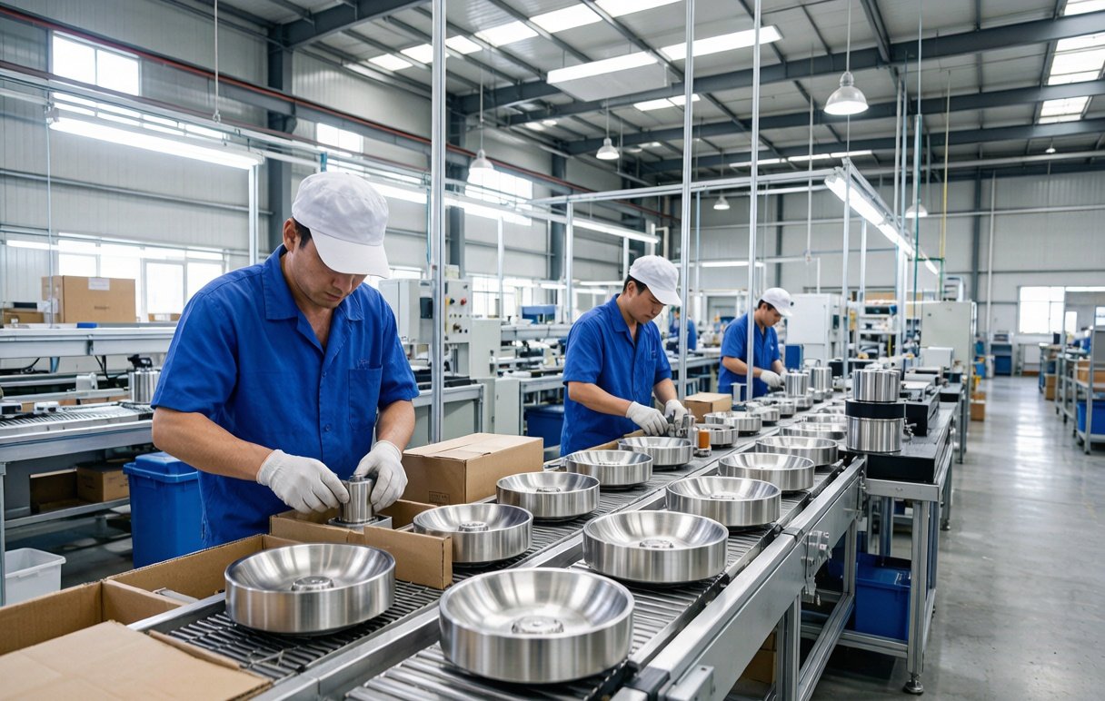 Inoxpaw production line for stainless steel pet water fountains